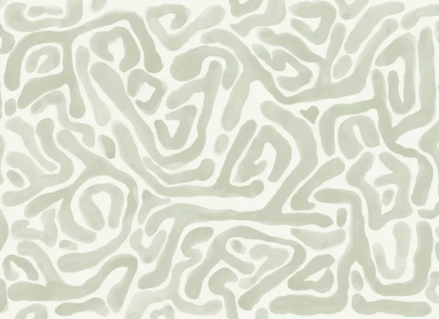 Hovia AB0973GR04W Marela Green - mural w labirynt