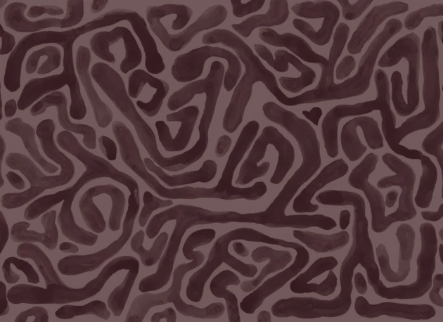 Hovia AB0976PU04W Marela Aubergine - mural w labirynt