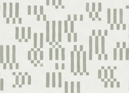 Hovia ST0958GR04W Blocca Green - mural geometryczny w linie