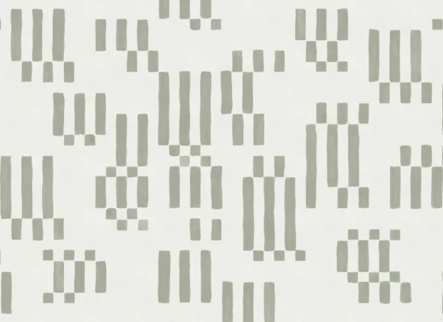 Hovia ST0958GR04W Blocca Green - mural geometryczny w linie