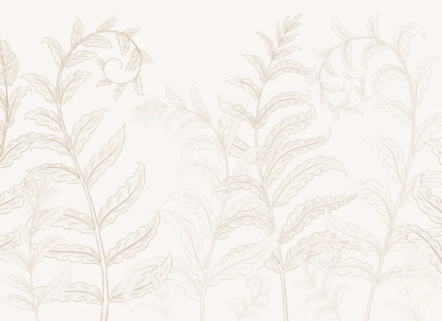 Hovia LE0681NE03W Unfurl Neutral - mural w liście paproci