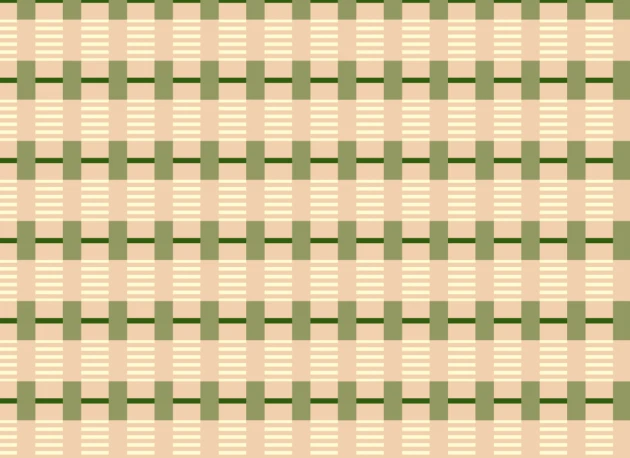 Hovia ST51123MU07W Espen Pink & Green - mural geometryczny w kratę
