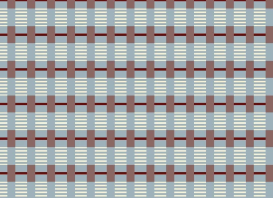 Hovia ST51121MU07W Espen Blue & Burgundy - mural geometryczny w kratę