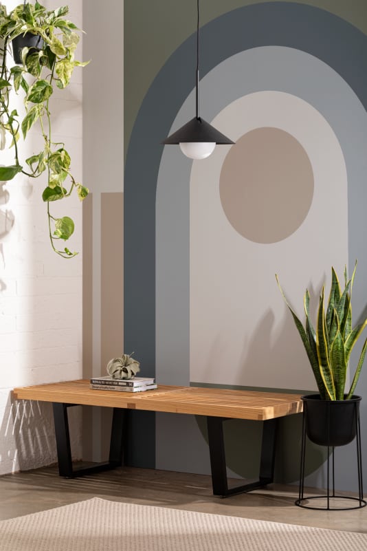 Hovia GE01155GR03W Modline Green - mural geometryczny