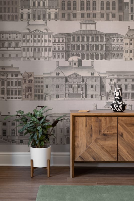 Hovia CI51047NE03W Metropolis - mural z architekturą klasyczną