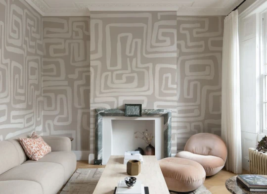 Hovia AB0964BE04W Nexum Beige - mural w labirynt