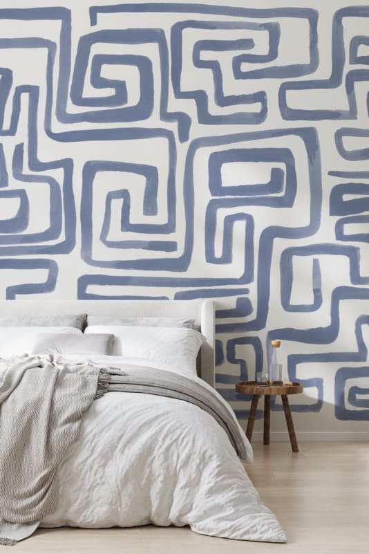 Hovia AB0967BU04W Nexum Blue - mural w labirynt
