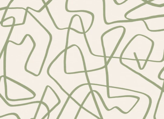 Hovia AB01033GR03W Freeflow Green - mural w abstrakcyjne linie