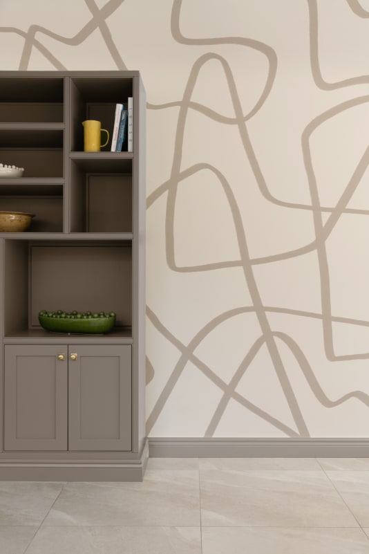 Hovia AB01035NE03W Freeflow Neutral - mural w abstrakcyjne linie