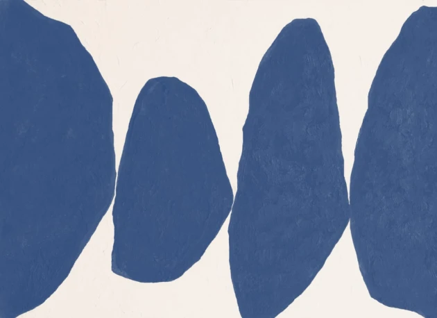 Hovia AB0996BU04W Marl Cobalt - mural abstrakcyjny