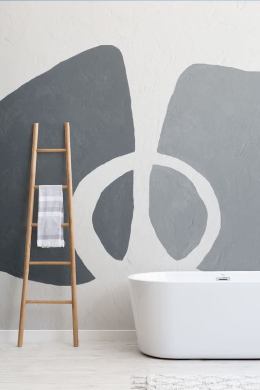 Hovia AB01006BU04W Tecton Blue - mural abstrakcyjny