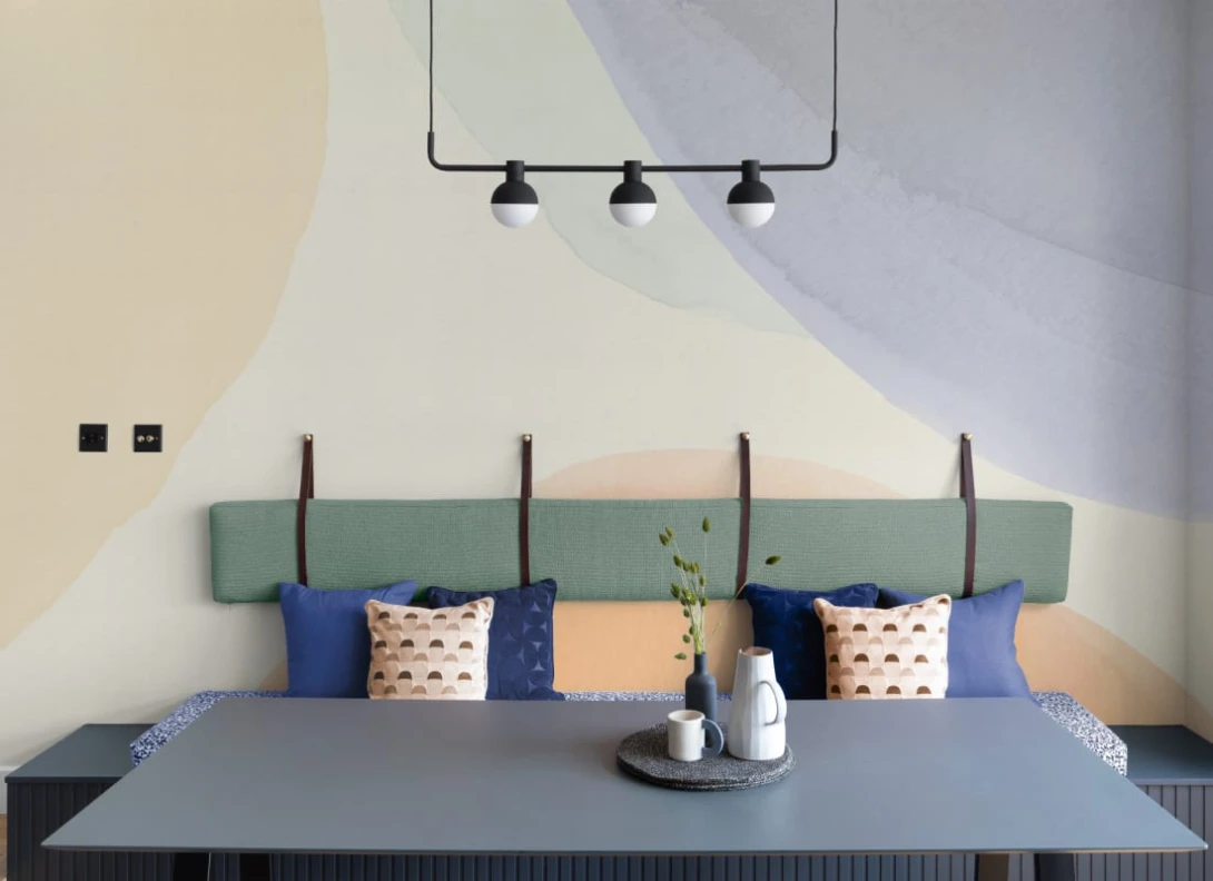 Hovia WA0813BI06W Mellow Bright - mural abstrakcyjny akwarelowy