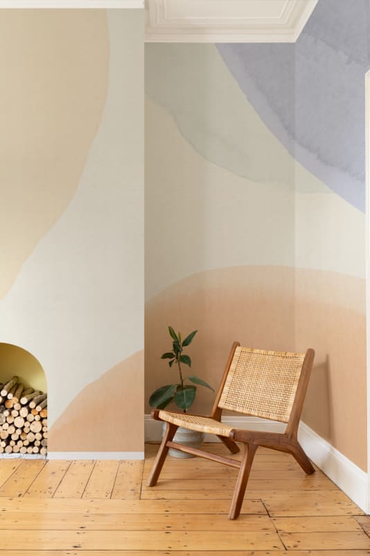 Hovia WA0813BI06W Mellow Bright - mural abstrakcyjny akwarelowy