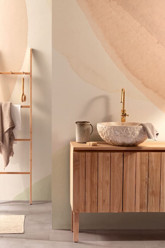 Hovia WA0814PA06W Mellow Soft - mural abstrakcyjny akwarelowy