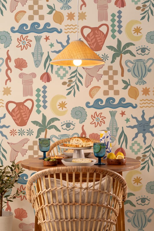 Hovia CO5862MU07W La Dolce Vita Multi - mural w motywy śródziemnomorskie