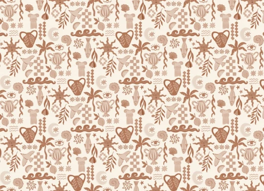 Hovia CO5864BR07W La Dolce Vita Terracotta - mural w motywy śródziemnomorskie