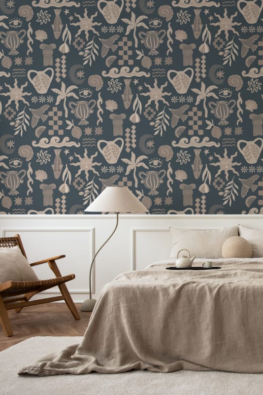 Hovia CO5865DA07W La Dolce Vita Dark - mural w motywy śródziemnomorskie