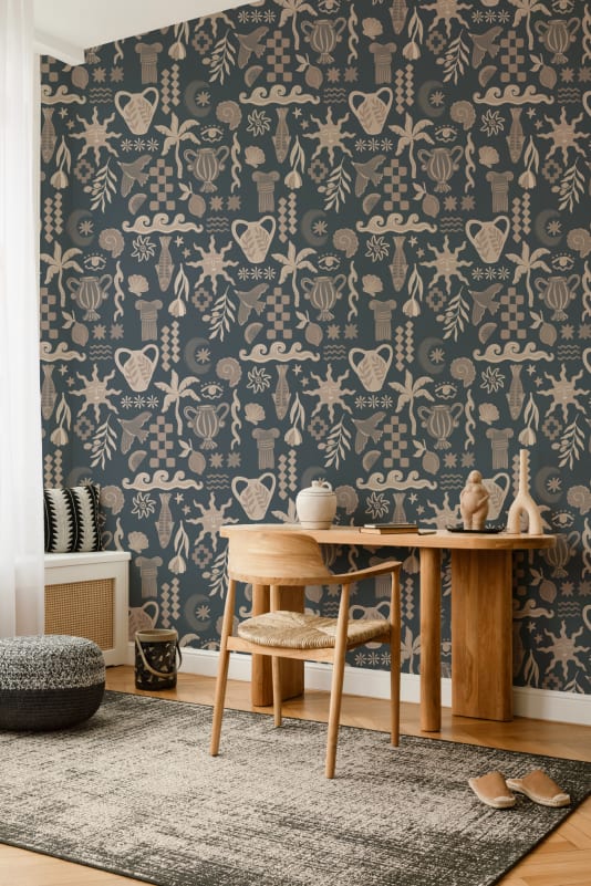 Hovia CO5865DA07W La Dolce Vita Dark - mural w motywy śródziemnomorskie