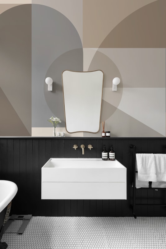 Hovia GE01172BE03W Vertex Neutral - mural geometryczny