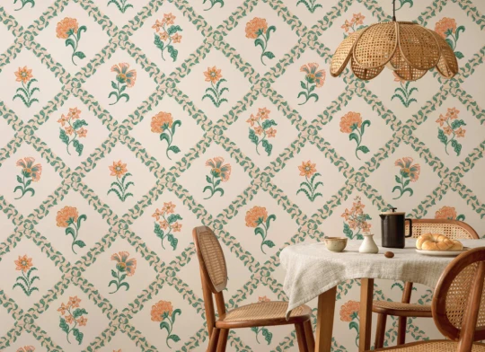 Hovia FL5660MU07W Freya Classic - mural w roślinny deseń
