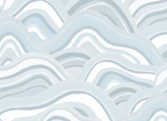 Hovia CO5763BU06W Sundune Blue - mural w abstrakcyjne fale