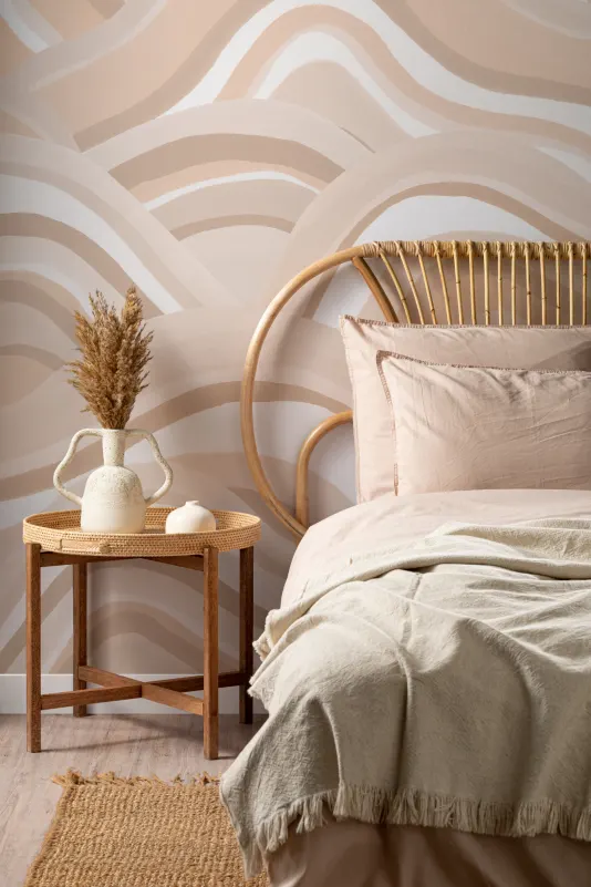 Hovia CO5764NE06W Sundune Neutral - mural w abstrakcyjne fale