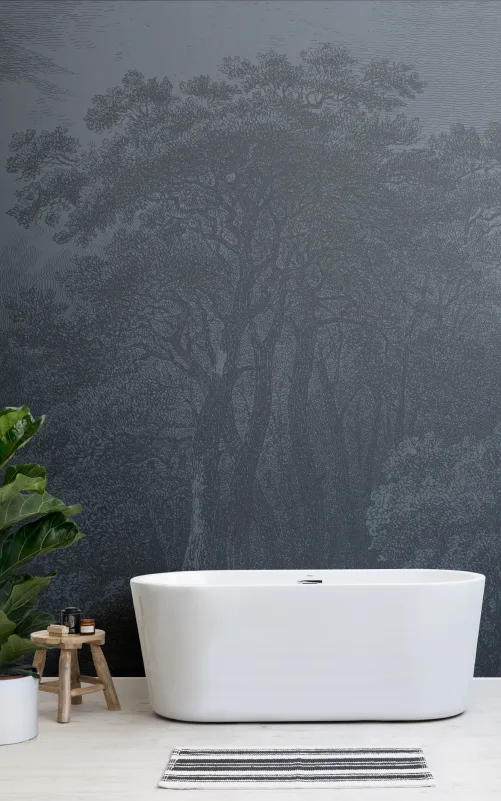 Hovia FO01063BU04W Hackfall Navy - mural w las