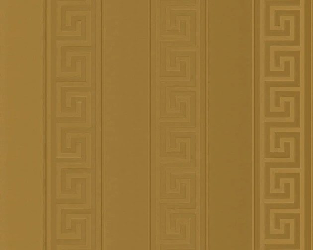 Versace 93524-2 V Greek Key Stripe Gold - tapeta w pasy i meandry