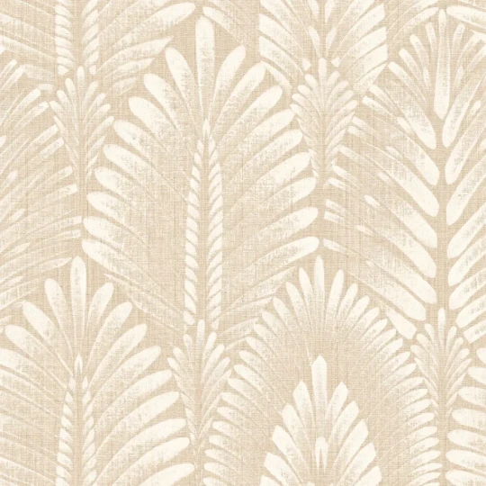 Casamance 75470610 Lanzea Alisio Sable - tapeta w liście palmowe