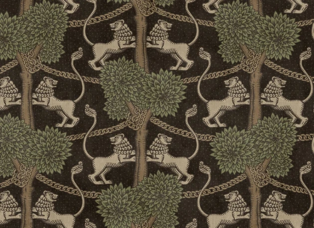 Sandberg S10737 Sandberg Heritage Leopold Graphite - mural w heraldyczny ornament