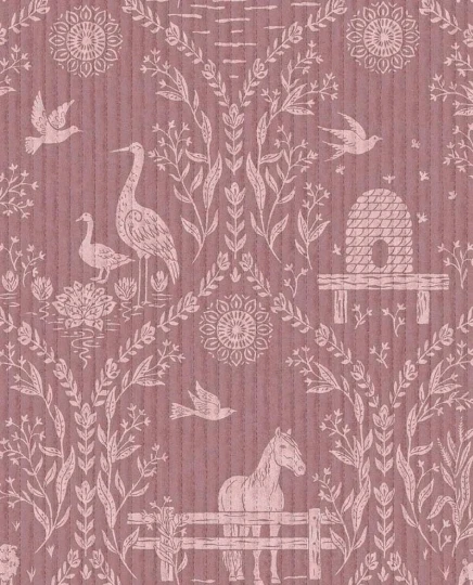 Eijffinger 363133 Tiny Treasures - tapeta dziecięca w wiejskie motywy