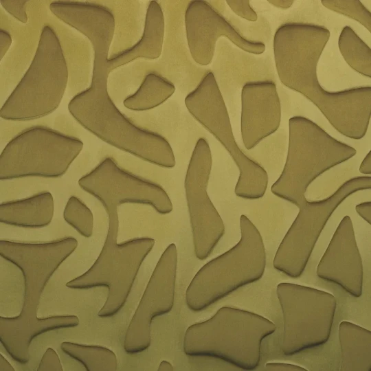 Casamance 77670450 Erosion Vert Olive - tapeta aksamitna 3D