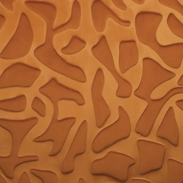 Casamance 77670220 Erosion Terre de sienne - tapeta aksamitna 3D
