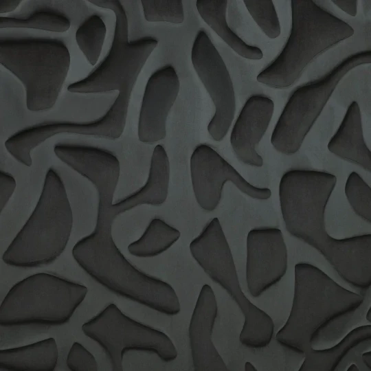 Casamance 77670503 Erosion Carbone - tapeta aksamitna 3D