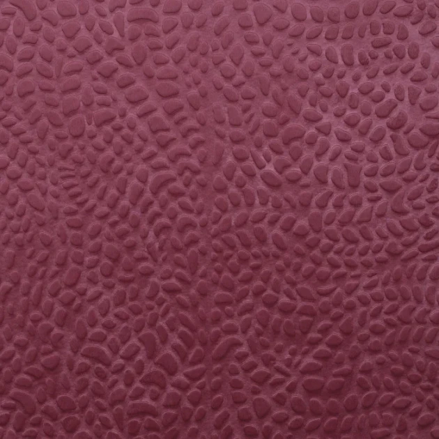 Casamance 77750355 Erosion Venelle Grenat - tapeta aksamitna 3D