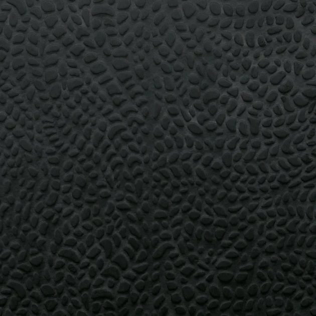 Casamance 77750411 Erosion Venelle Carbone - tapeta aksamitna 3D