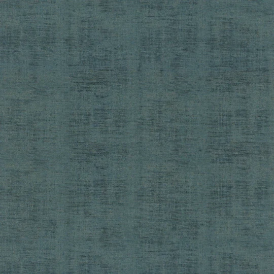 Casamance 77930814 Le Velours 3 Irisor Teal blue/dore - tapeta imitująca tkaninę