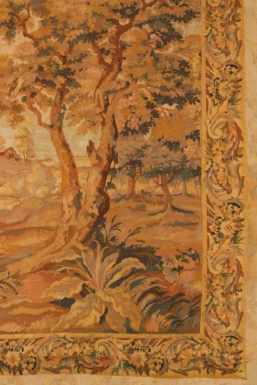Arte 97860 Les Tapisseries Escapade Cinnamon - mural tekstylny w pejzaż parkowy