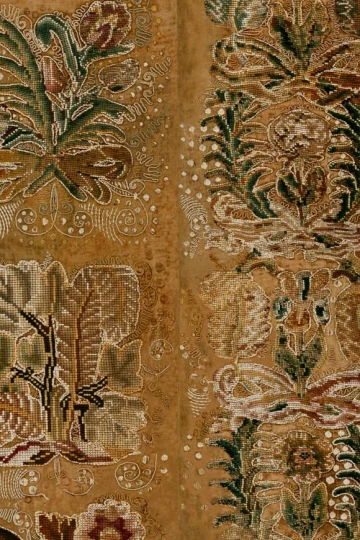 Arte 97891 Les Tapisseries Ornement Russet - tapeta tekstylna w ornament roślinny