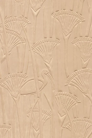 Arte 23421 Memphis Ibis Biscuit - mural tekstylny 3D w papirusy i ibisy