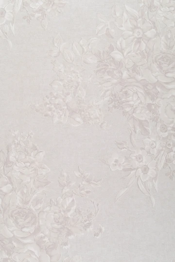 Arte 40080 Flamant Flower Fjord - tapeta o fakturze lnu w kwiaty