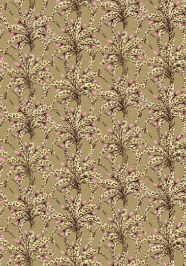 Cole&Son 129/5020 Ardmore Baobab Afrika Damask Safari & Blush - tapeta w ornamentalny motyw roślinny
