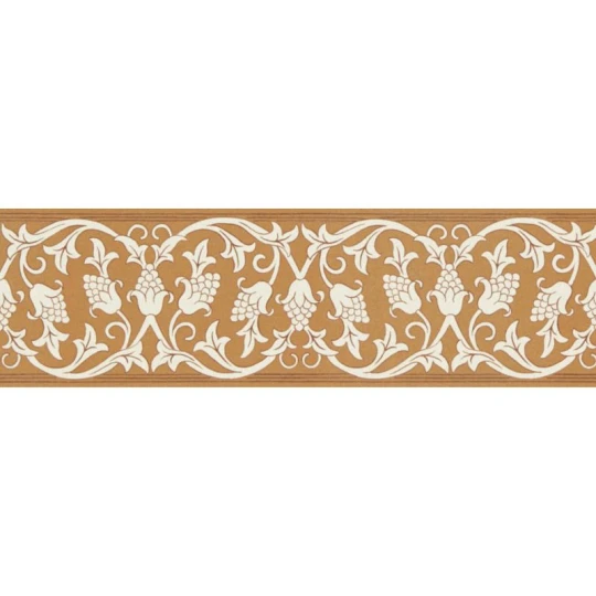 Morris & Co. 217611 The Unfinished Works St Johns Border Sussex Rush - border w roślinny ornament z winoroślą