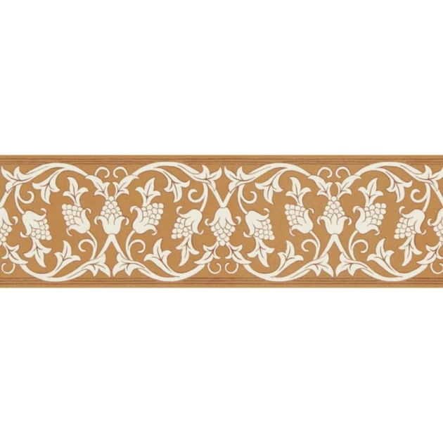 Morris & Co. 217611 The Unfinished Works St Johns Border Sussex Rush - border w roślinny ornament z winoroślą