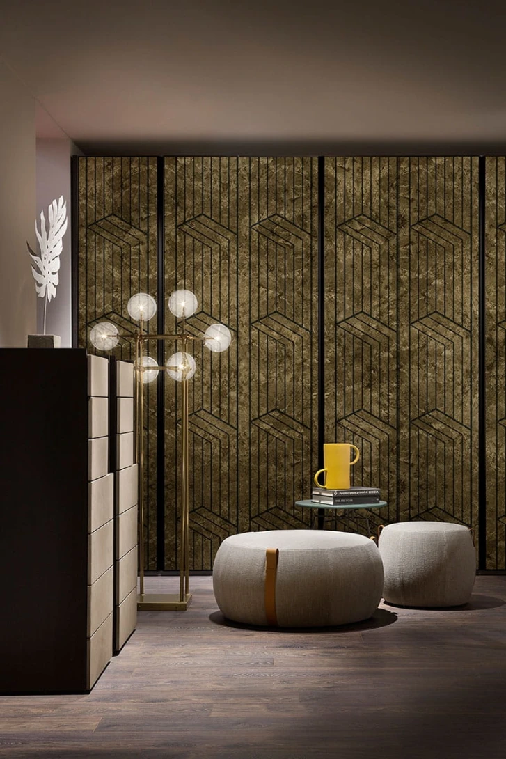 Fototapeta Inkiostro Bianco GoldenWall Gold Finger INKFBZM1802