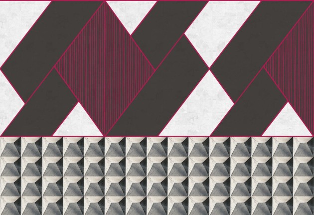 Fototapeta Inkiostro Bianco Cement Diamonds INKOIDE1802