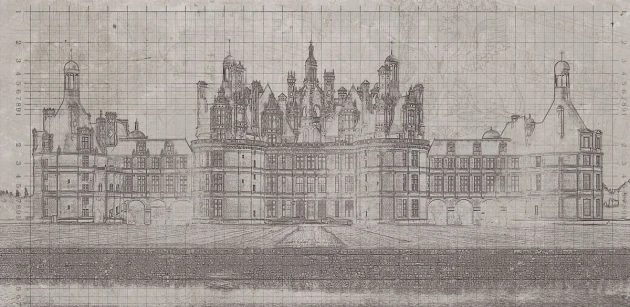 Fototapeta Inkiostro Bianco Chateaux INKNKNE1502