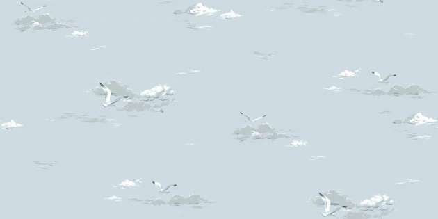 Tapeta Boras Tapeter Marstrand II 8856 Seagulls