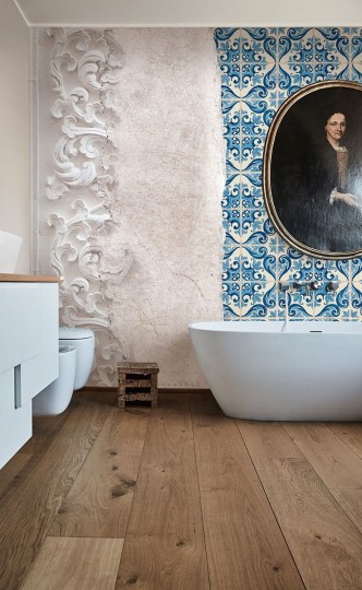 Fototapeta Inkiostro Bianco Ornamenta INKJTEN1802