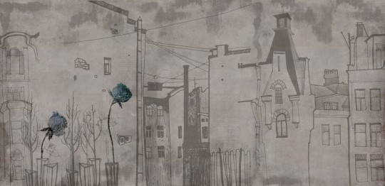 Fototapeta Inkiostro Bianco Urban Rose INKFNTD1502
